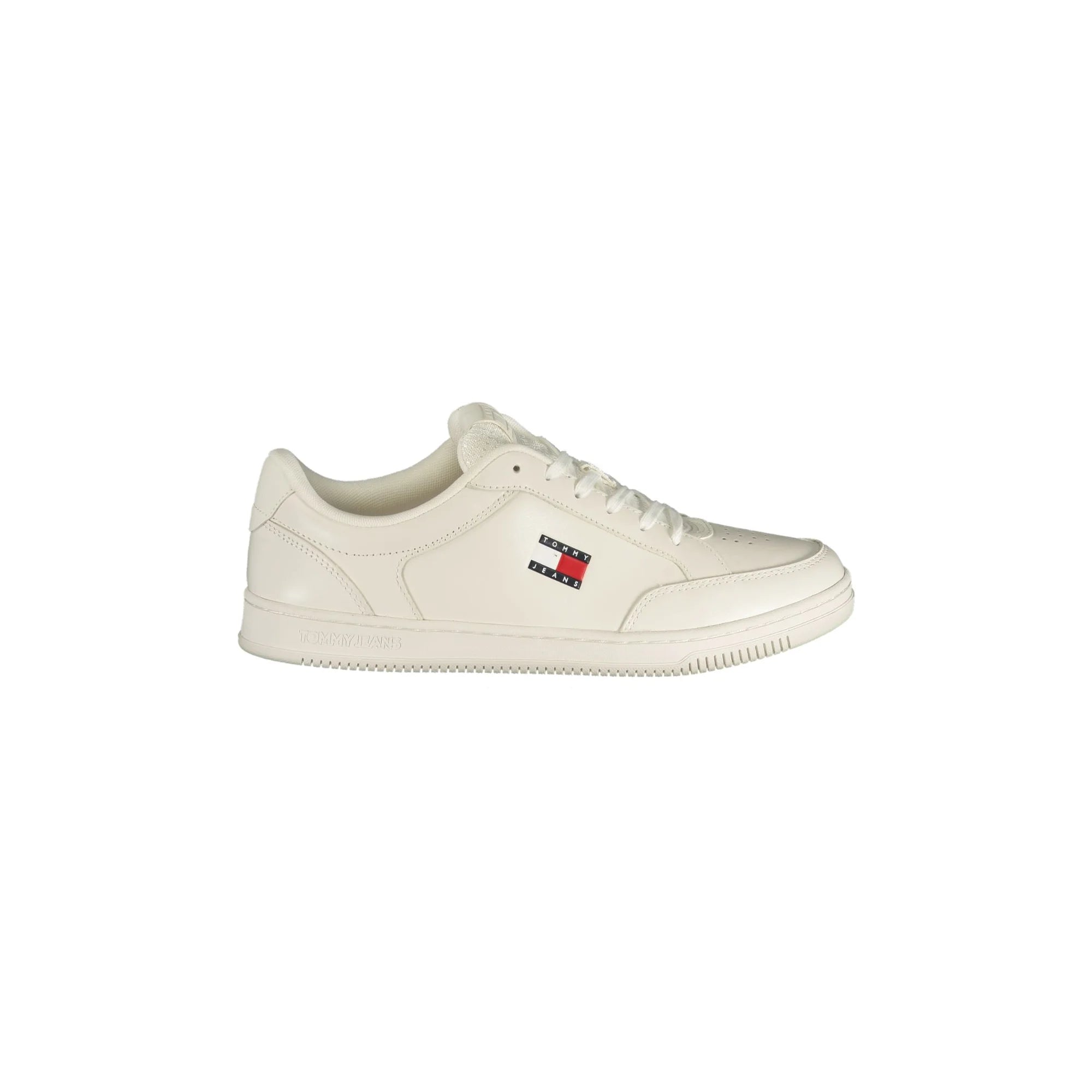 Tommy Hilfiger Sneakers Uomo Bianche Stampa Logo Bianco - foto prodotto